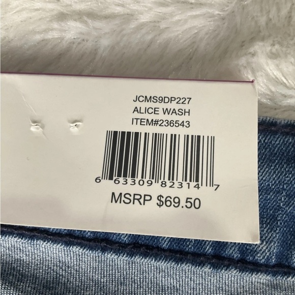 Jones New York Women’s Blue Lexington Cuff Capri‎ Size 16 Alice Wash Slim Leg - Picture 10 of 16